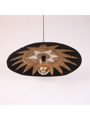 Mylamp Maya 77X15 cm Çap- Doğal Abaka Aydınlatma