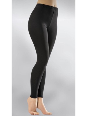 Kadın Penye Belden Lastikli Tayt