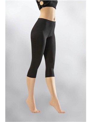 Kadın Penye Elastan Kapri Tayt Yeni Sezon