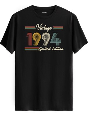Colermi Klasik Vintage Tişört 1994 Tarihli Doğum Günü Hediyesi Bisiklet Yaka  Vintage Tshirt