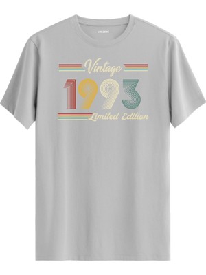 Colermi Klasik Vintage Tişört 1993 Tarihli Doğum Günü Hediyesi Bisiklet Yaka  Vintage Tshirt
