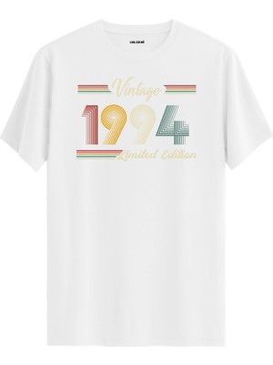 Colermi Klasik Vintage Tişört 1994 Tarihli Doğum Günü Hediyesi Bisiklet Yaka  Vintage Tshirt