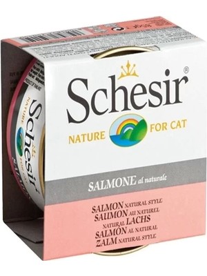 Schesir Somonlu Naturel Konserve Kedi Maması 85 gr
