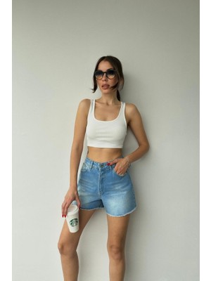 Asyahsap Mavi Yazlık Kot Şort