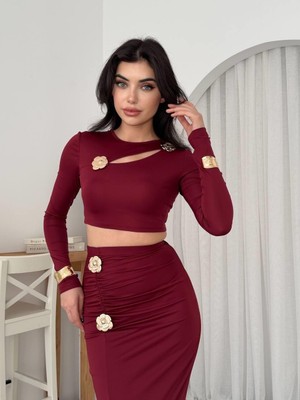 Asyahsap Rany Çiçek Detaylı Takım