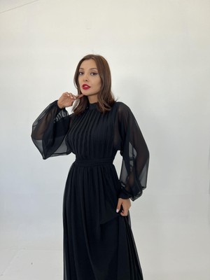 Asyahsap 6297 Elbise-Siyah