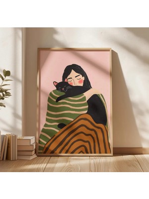 Tek Parça Salon Ofis Dekor Tablo Çerçeveli Tablo ERDI09