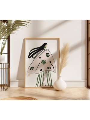 Tek Parça Salon Ofis Dekor Tablo Çerçeveli Tablo Fı02