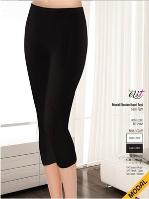 Elit Modal Elastan Kapri Tayt 3 Adet