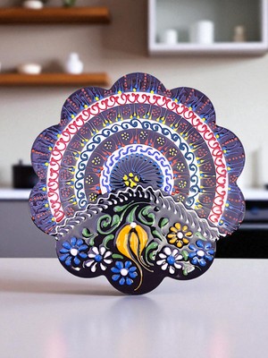 Nihale, %100 El Işlemesi Özel Seri Çini Nihale, Tencere ve Tava Altlığı