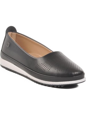 Pierre Cardin PC-54566 Z Siyah Kadın Yumuşak Hafif Babet