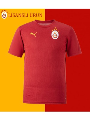 Galatasaray Lisanslı Kırmızı  A Takım 5 Yıldız Antrenman T-Shirt