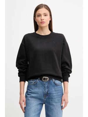 Ck LV047B236G Ls Archıve Logo French Terry Rlx Kadın Sweatshirt