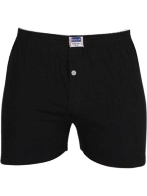 Erkek Penye Pamuk Boxer Önden Düğmeli Rahat Ferah Dört Mevsim 6 Adet