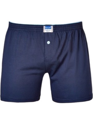 Erkek Penye Pamuk Boxer Önden Düğmeli Rahat Ferah Dört Mevsim 6 Adet