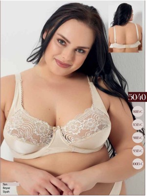 Talia Iç Giyim Godewo Dantelli Toparlayıcı (Minimizer) Balenli Sütyen