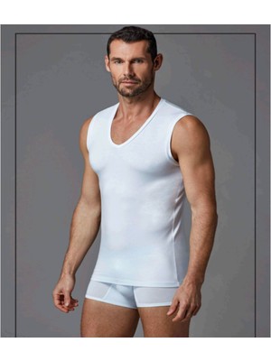 Talia Iç Giyim  2'li Micro Modal Kolsuz V Yaka Atlet