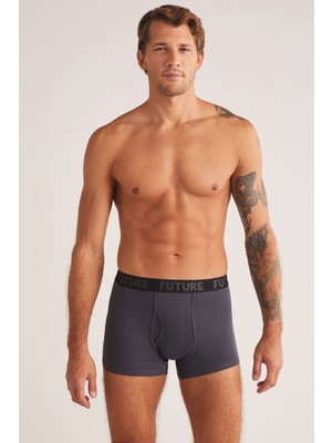 Talia Iç Giyim ( 3 Adet) Kom Future Pamuk Modal Biyeli Erkek Boxer
