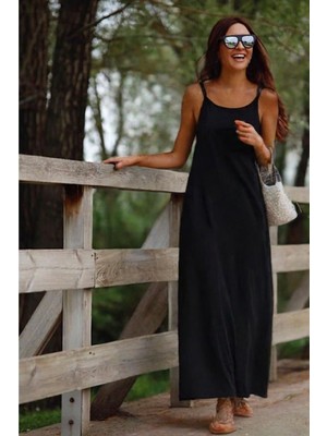 Ip Askılı Elegance Midi Boy Elbise