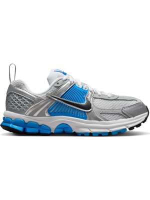 Nike Bowerman Zoom Vomero 5 Runbning Shoes Hakiki Deri Reflektörlü Kadın Koşu Yürüyüş Ayakkabısı Beyaz Mavi
