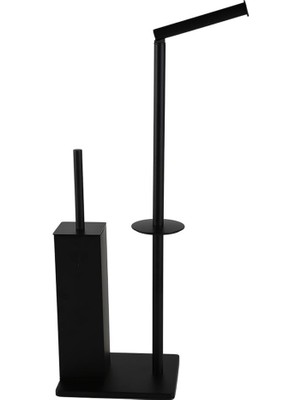 Kobos Hareketli Wc Set Kare Mat Siyah KBW-871MB