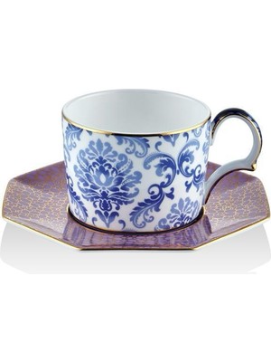 Lamedore Tea Delight Çay Fincanı Prussian Blue Blooming Baroque 1 Adet
