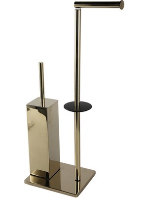 Kobos Hareketli Wc Set Kare Altın KBW-871GL