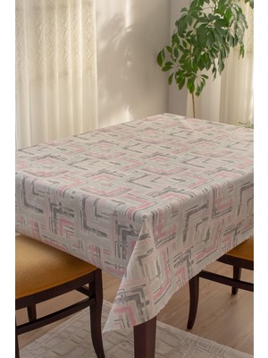 Astarlı, Silinebilir, Hijyenik, Muşamba, Pvc, Masa Örtüsü, Gri, 1163-3