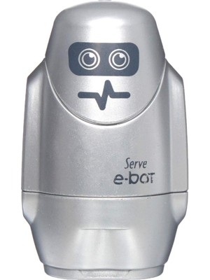 E-Bot Silgili Kalemtiras Metalik Gri Tekli