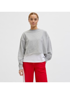 Kadin Bisiklet Yaka Sweatshirt - Caia