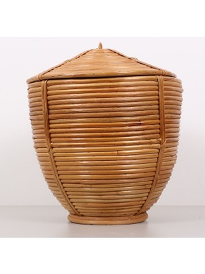 Mylamp Himari Rattan 35X40 Cm. Büyük Saklama Kutusu