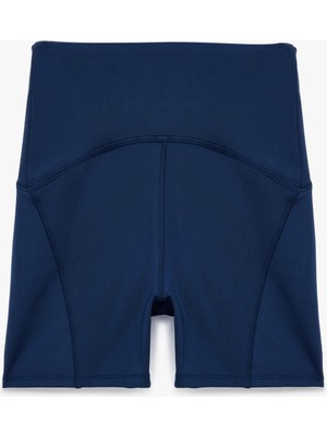 Dikiş Detaylı Slim Fit Biker Spor Tayt