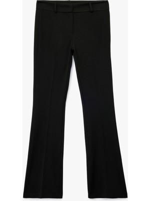 Slim Fit Ispanyol Paça Kumaş Pantolon