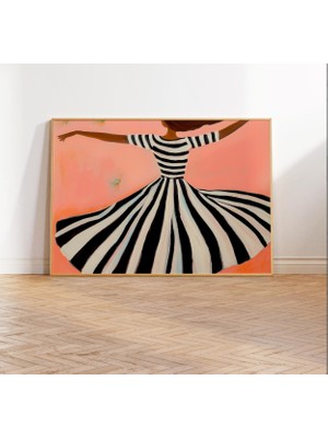 Tek Parça Salon Ofis Dekor Tablo Çerçeveli Tablo TTL07