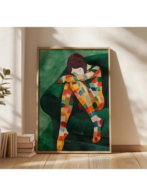 Tek Parça Salon Ofis Dekor Tablo Çerçeveli Tablo PZR03