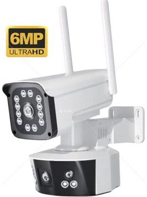 O-Kam 3032 Wifi Kamera 6MP Dual Lens Sesli Kamera