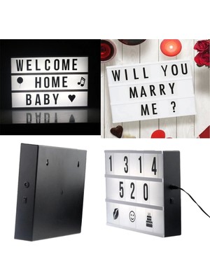 A4 LED Işıklı Yazı Panosu Lightbox