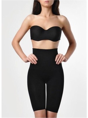 Kadın Poky Yüksek Belli Uzun Paçalı Toparlayıcı Esnek Korse