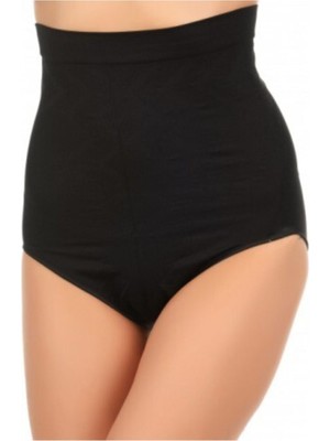 Kadın Beyaz Korseli Yüksek Bel Külot 1008