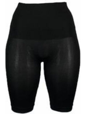 Kadın Siyah Toparlayıcı Paçalı Korse