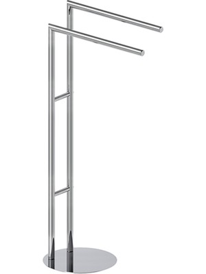 Ayaklı Havluluk, Ikili, 39 x 80H x 25 cm - Krom