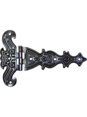 Dekoratif, Sac Tek Kuyruklu Menteşe - 69X102 Mm, Büyük, Eskitme, 1 Adet