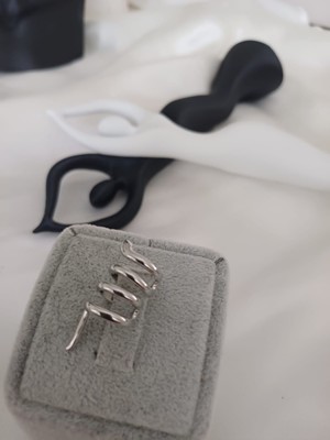 Yılan Model Metalik Renk Earcuff