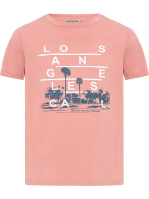 Routefield Tres Kids Unisex Çocuk Pembe Tişört