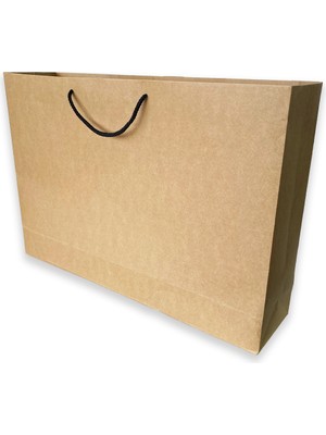 ABB Matbaa 10 Adet Kraft Karton İpli Çanta (55X37X12)