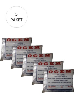 Ögem Lry- Bakkaliye Naylon Torba Birlik 20X30 cm 1 kg 5 Paket (Takriben 1,150 Adet)