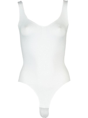 Kadın Beyaz Çıtçıtlı Body Korse 2979