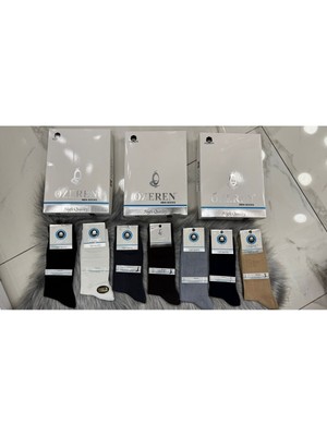 Iç Giyim Özeren Lüx Cotton Klasik Erkek Çorap Ekonomik Paket (12 Adet)