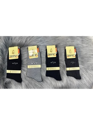 Iç Giyim Özeren Lüx 4 Mevsim Pamuklu Çorap Ekonomik Paket (12 Adet)