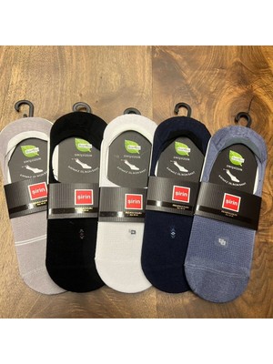 Bambu Kumaş Babet Silikonlu Dikişsiz Erkek Çorap (12 Adet) 40-44